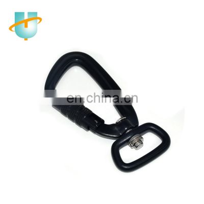 hot selling multifunctional colorful outdoor aluminum alloy portable mini carabiner for dog leashes