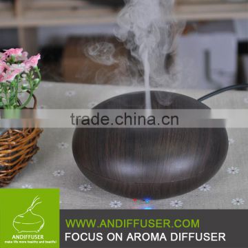 Ultrasonic Ion Humidifier Purifier Aroma Air Aromatherapy Essential Oil Diffuser Ionizer Dark Wood Grain Apple Version