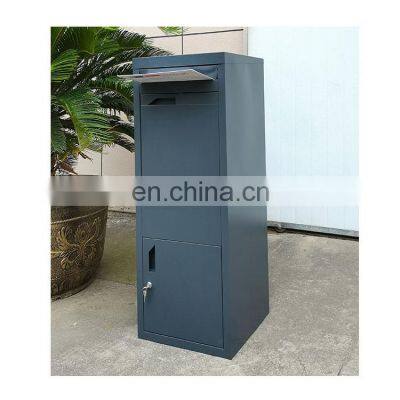 Wall Mounted Locking Dropbox Mailbox Outdoor Parcel Drop Box