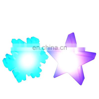 snowman star tree Christmas led light rgb clear star shape Christmas lights waterproof led light CE/ROSH certificate