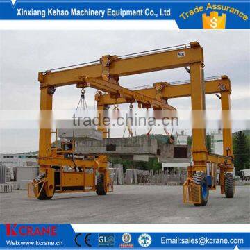 Container gantry cranes used