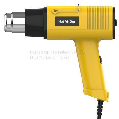 Qili 619 Hand Power Tools Hot Air Heat Gun Electrical Desoldering Hot Air Blower Withtemperature Digital Display