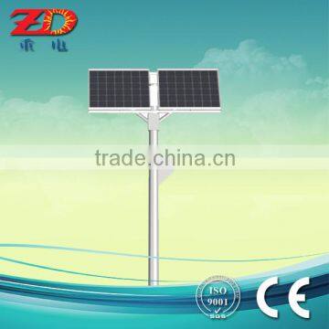 Q235 high quality hot dip galvanized steel lamp post /light pole