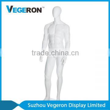 stand matt white abstract male mannequin