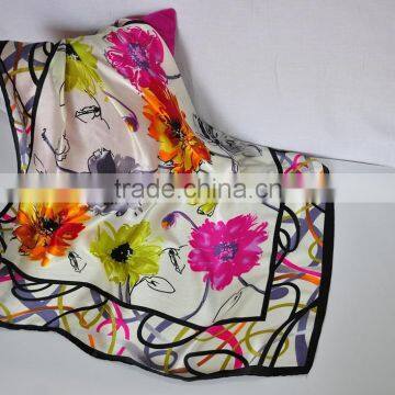 Silk Pashmina Shawl Scarf photo-6