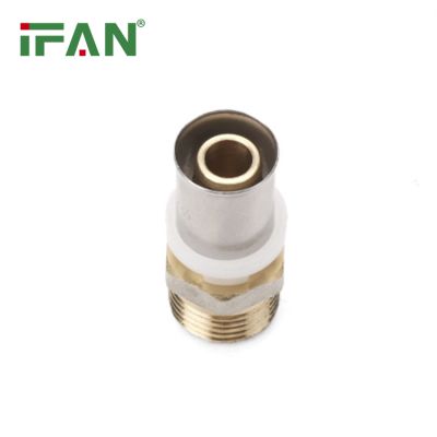 IFAN Manufacturer OEM PEX Brass Press Fitting Male Socket S16×1/2M