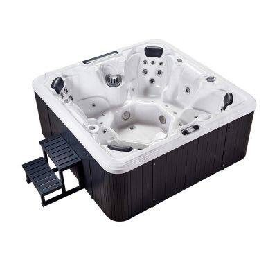 7 Seats Whirlpool Massage SPA Hot Tub Acrylic Reference FOB Price Outdoor Freestanding Bath Tub with Smart Controller