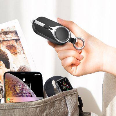 Portable Watch Emergency Power Bank 2000mAh for A Watch 9 8 7 6 5 3 2 SE Keychain Small Pocket 2 in 1 Pocket Magnetic Powerbanks
