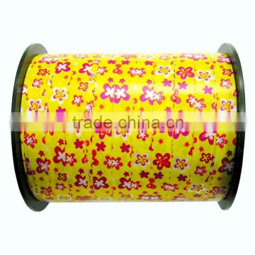 Popular Selling!Floral Printed Solid Gloss Ribbon for Making Star Bow/Pull bow/ribbon eggs