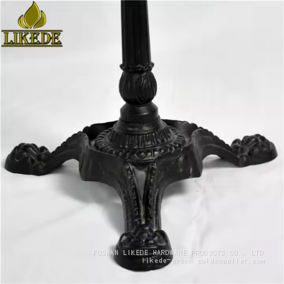 Cast Iron Coffee Table Legs Metal Black Removable Table Leg photo-4