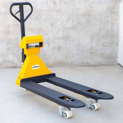 Electric Loading Hand Forklift Truck Pallet Truck Manual Pallet Jack With Weigh Scale photo-3