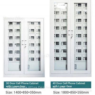 Commercial Phone Charging Station With Ventilation System - Secure Mobile Device Locker for Public Places Banks photo-5