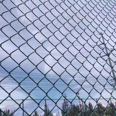 PVC Coated Chain Link Fence for Sports Fields and Playgrounds