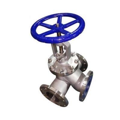 Ventas directas del fabricante. Válvula globo de brida antibiótica trifásica