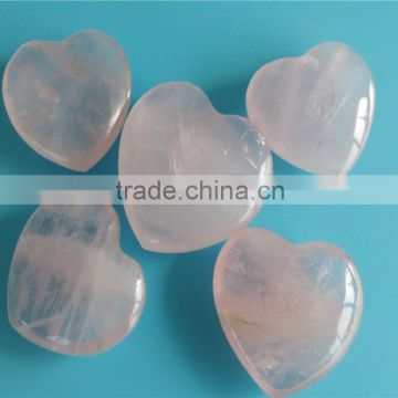 Best Price Natural Rose Quartz Crystal Heart Shape Stones