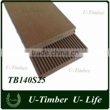 Color Mix Outdoor Grey Wood Composite Decking Exported to Spain photo-2