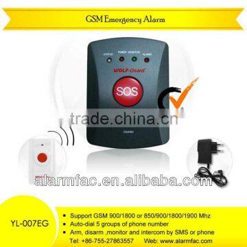 Cheap Elderly Guard GSM medical alarm system with Big SOS Button --YL-007EG