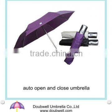 3 fold automatic open and close umbrella