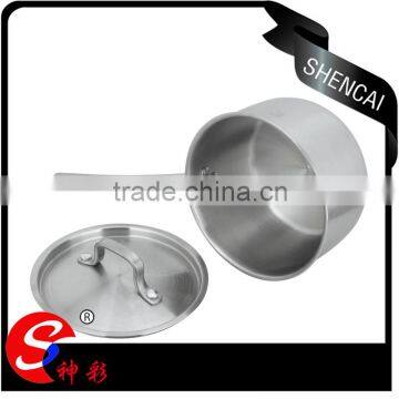 chaoan caiting wholesale stainless steel milk pot/ 304ss sauce pan/ soup&stock pot