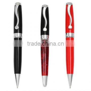 promotional plastic and metal pen