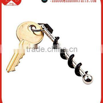 simple design wine corkscrew with cheap price in key shape