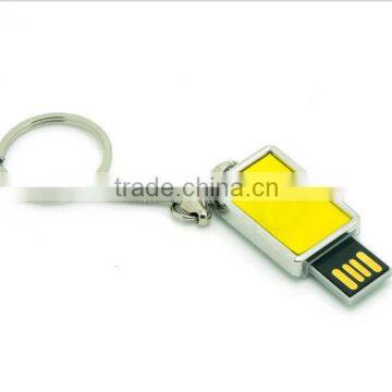 Keyring usb flash drive, metal usb stick, mini metal usb flash drive