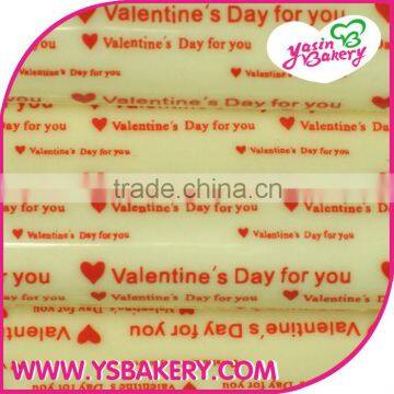 Just For You Saint Valentine's Day Chocolate Transfer Sheets