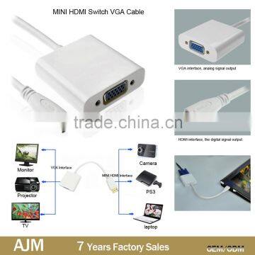 High Quality Mini Hdmi to Displayport Cable photo-6