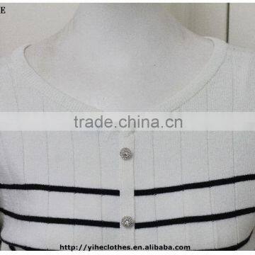 Simple Knitting Wear Women Cotton Spring Sweater Pullover photo-3