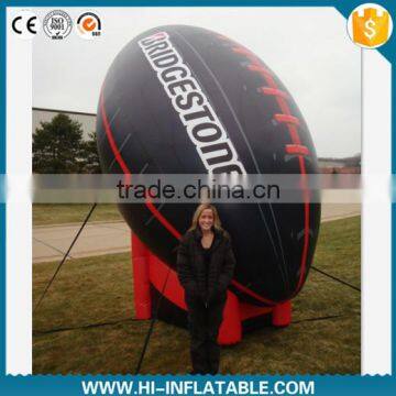 2015 Hot sale Advertising inflatable football/rugby ball,inflatable replicas model,inflatable tools for sport advertising