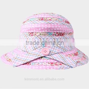 2016 New Arrival Free design your own bucket hats for cute chidren