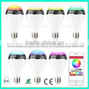 CE & RoHS Certificate RGBW Speaking LED Bluetooth Bulb photo-3