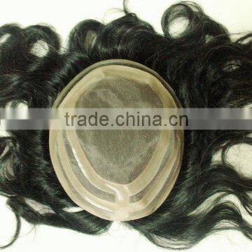 Best Quality Human Hair Stock Toupee Cheap Toupee For Men Quality Choice photo-3