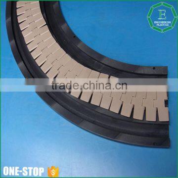 Plastic Engineering Factory Low Price Linear Cnc Machining Uhmwpe Plastic Elevator Guide Rail photo-4
