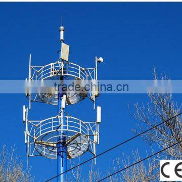 Hot Dip Galvanized Telephone 4G Microwave Pole photo-5