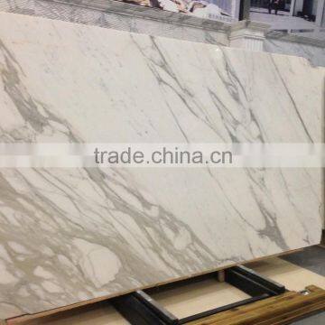 Chinese Calacatta White marble slab/tile price