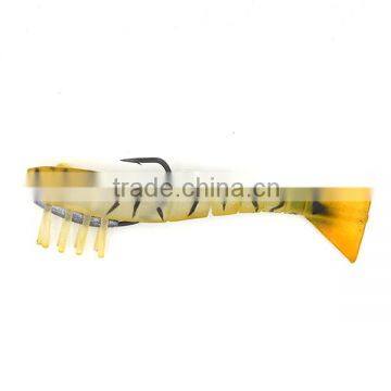 Live Shrimp Prawn Soft Rubber Lure Seabass Jack 90mm 8g 50mm 3g and 120mm 17g Soft Silicone Prawns