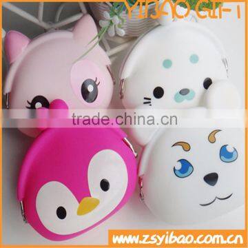 Wholesale Fashion Silicone Rubber key/Coin Bag