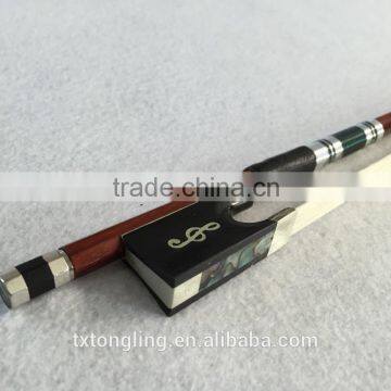 Brazil Wood Violin Bow With Musical Note Violin Bow Frogs Hair Bows With Clips photo-3
