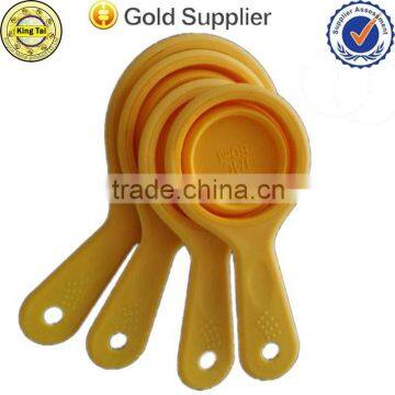 new product cheap 4pcs silicon flexible measuring cups with high quality