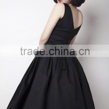 Women's Vintage Clothing Cotton Umbrella Swing Rockabilly Dress