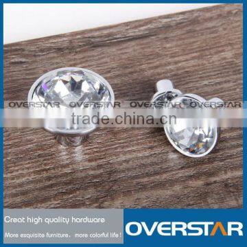 Hot Sale Zinc Alloy Crystal Rhinestone Cabinet Knob