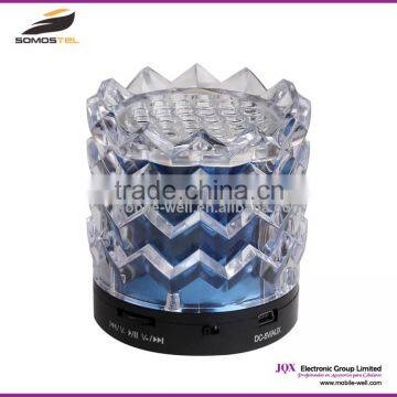 [Somostel] Mini Portable Speaker With Light, Card Plug Speaker, for Christmas Gift photo-2