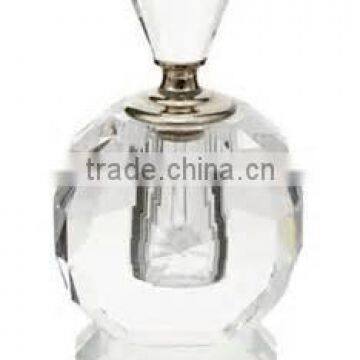 High quality fancy glass bottles Crystal glass perfume bottle