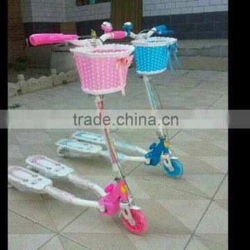 CHINA kid two footed scooter/child double pedal foot scooter/The beatles model baby scooter