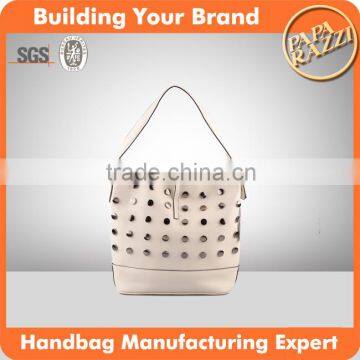 4583-2015 HIGH QUALITY FASHION LADY HANDBAG, BEIGE COLOR HANDBAGS, GENUINE LEATHER HANDBAGS, bolsos FACTORY PRICE