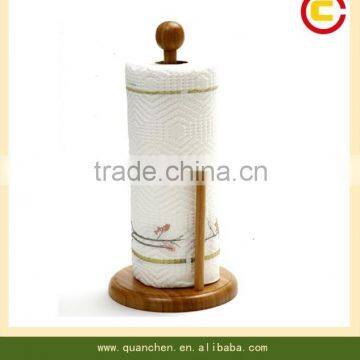 high quality Bamboo Paper Towel Holder