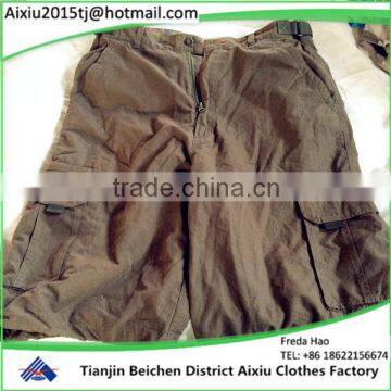 in bales used women/men short pants clothing/wholesale used clothing