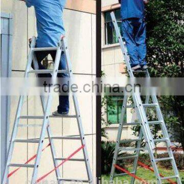 aluminum industrial construct extension ladder with GS