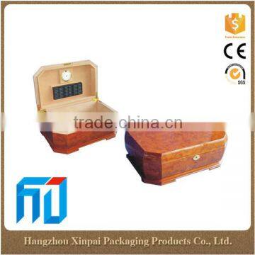 Wholesale High Gloss With Lock Wooden Cigar Humidor Cigar Gift Boxes